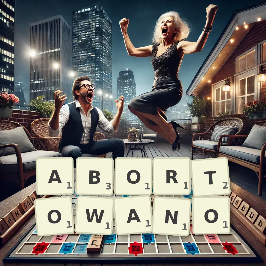 Słowa z liter ABORTOWANO