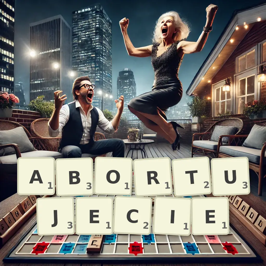 Słowa z liter ABORTUJECIE