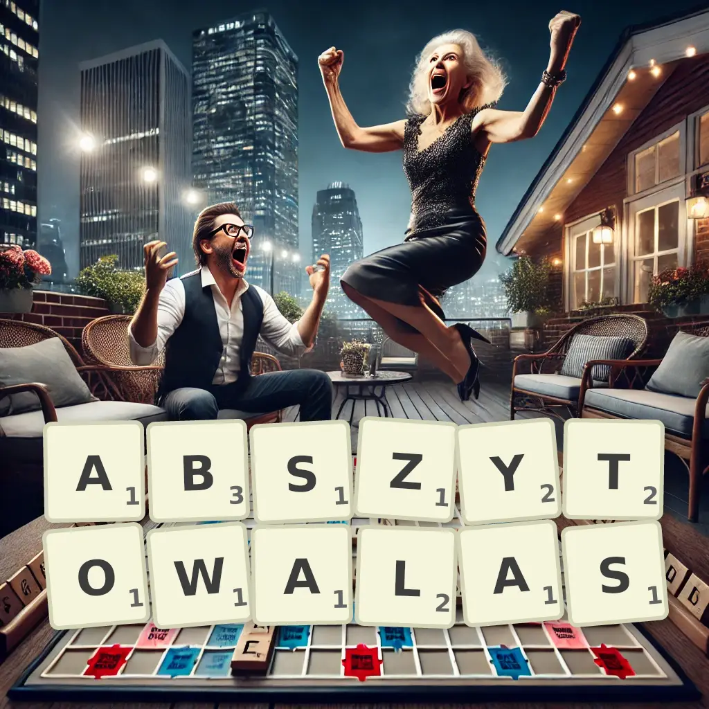 Słowa z liter ABSZYTOWAŁAŚ