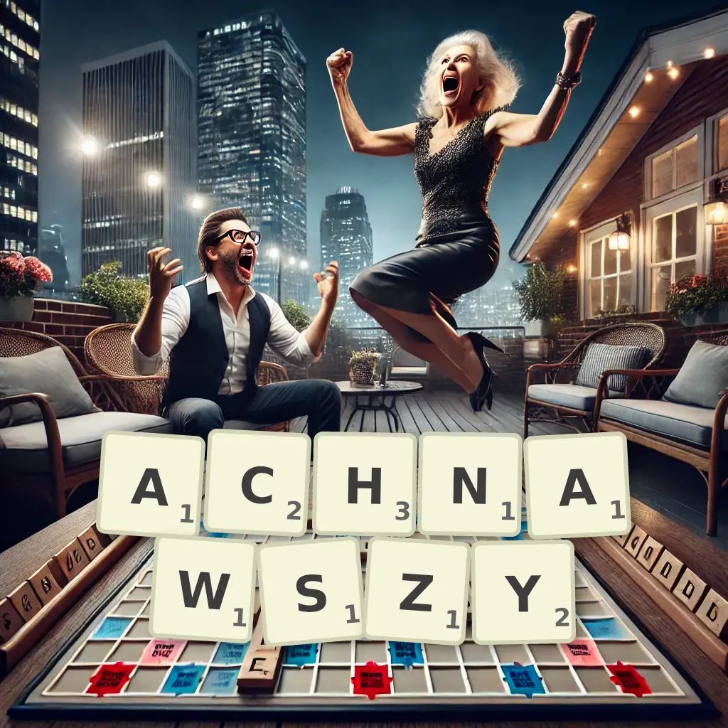 Słowa z liter ACHNĄWSZY
