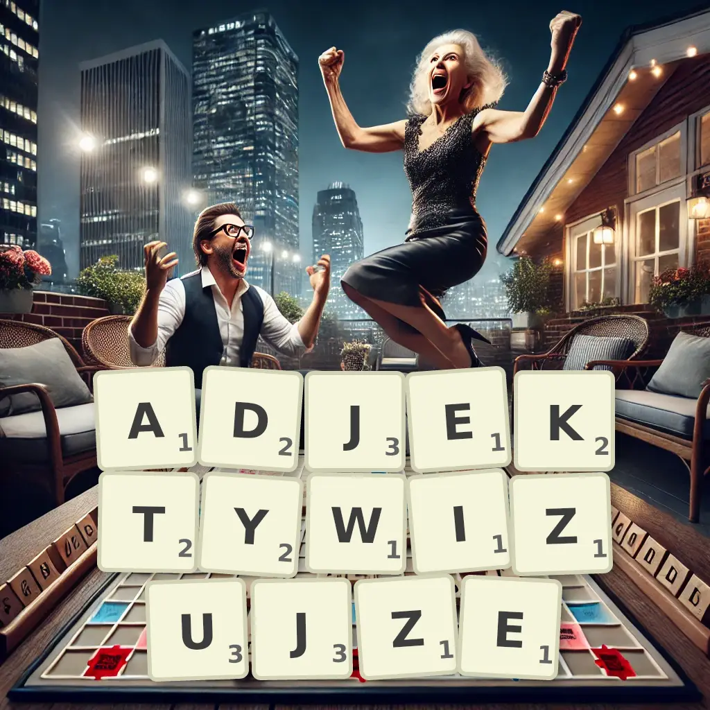 Słowa z liter ADJEKTYWIZUJŻE