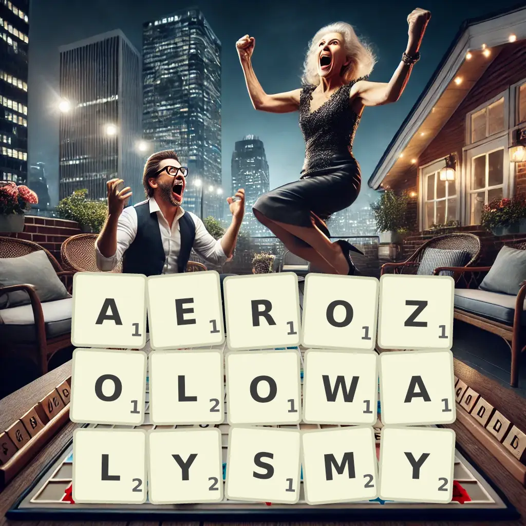Słowa z liter AEROZOLOWAŁYŚMY