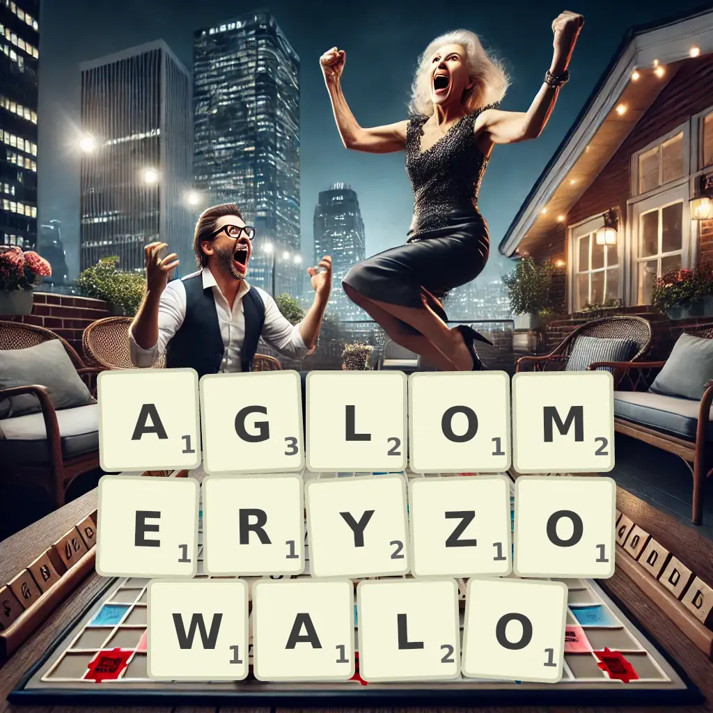 Słowa z liter AGLOMERYZOWAŁO