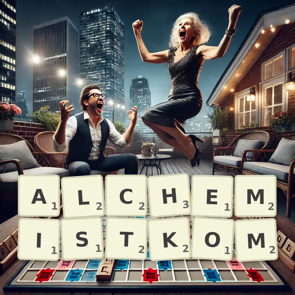 Słowa z liter ALCHEMISTKOM