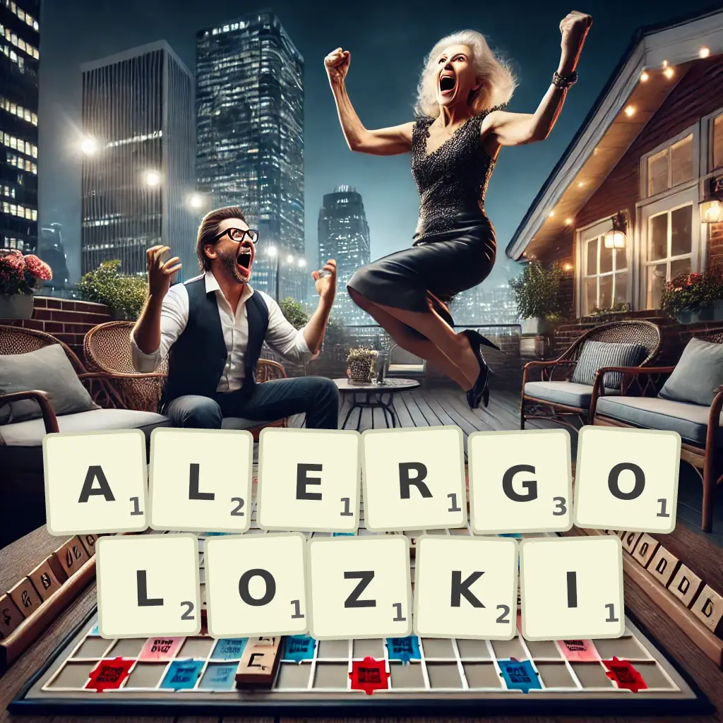 Słowa z liter ALERGOLOŻKI