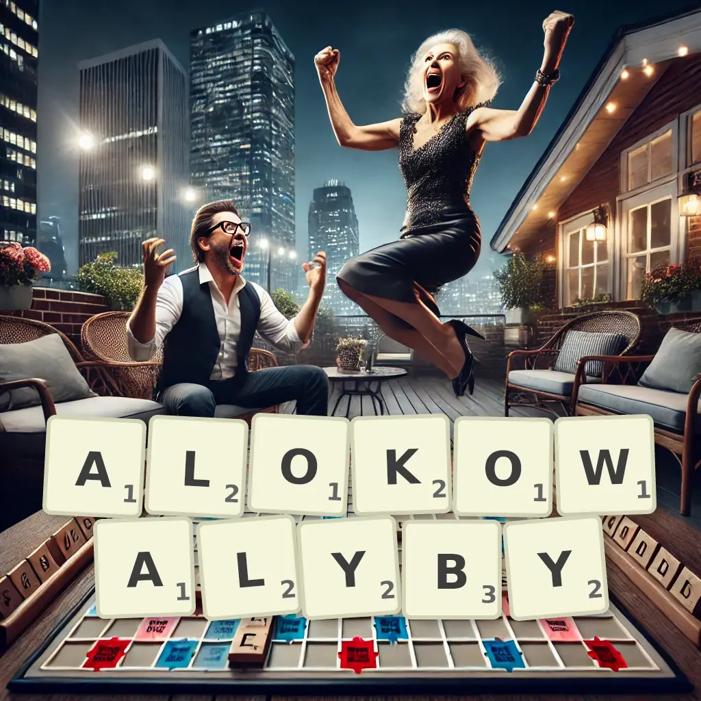 Słowa z liter ALOKOWAŁYBY