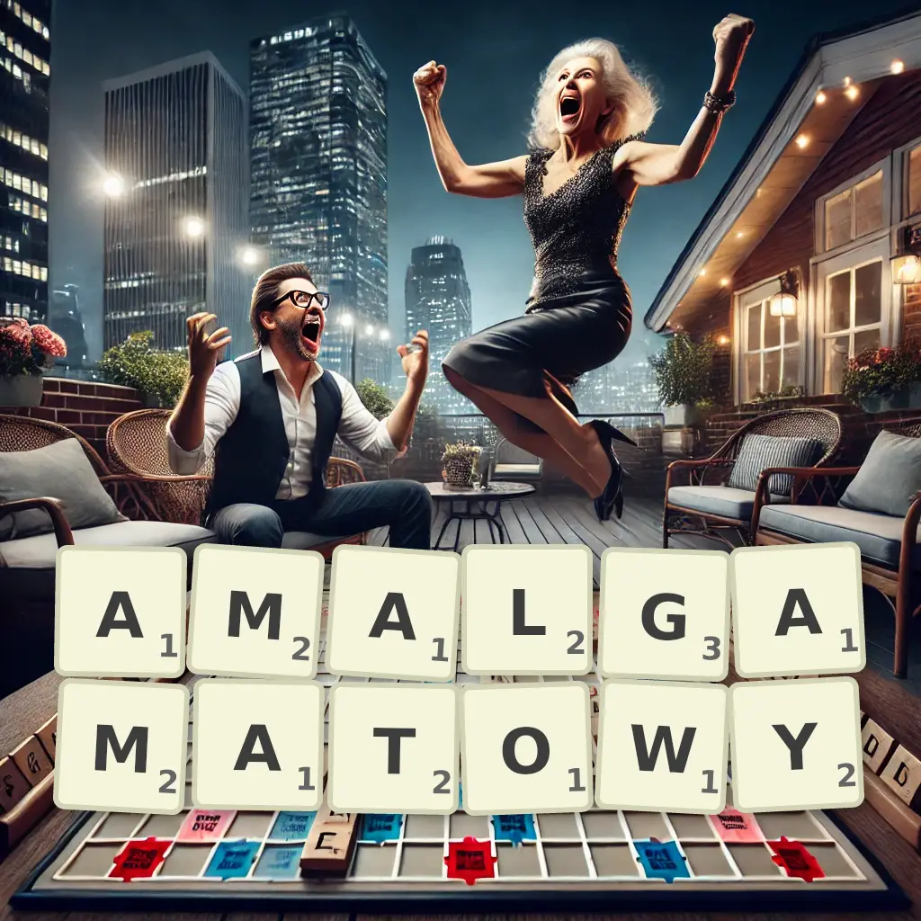 Słowa z liter AMALGAMATOWY