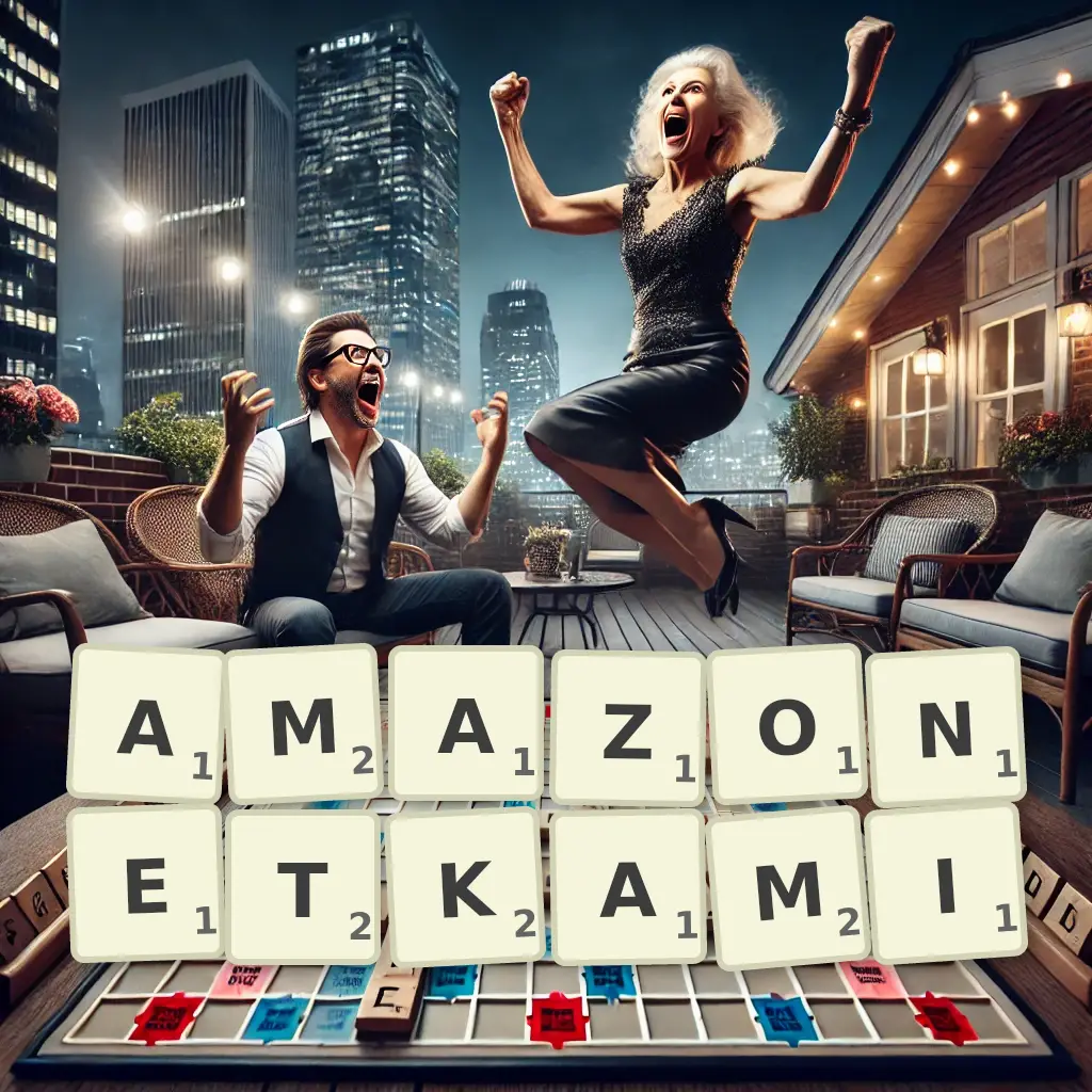 Słowa z liter AMAZONETKAMI