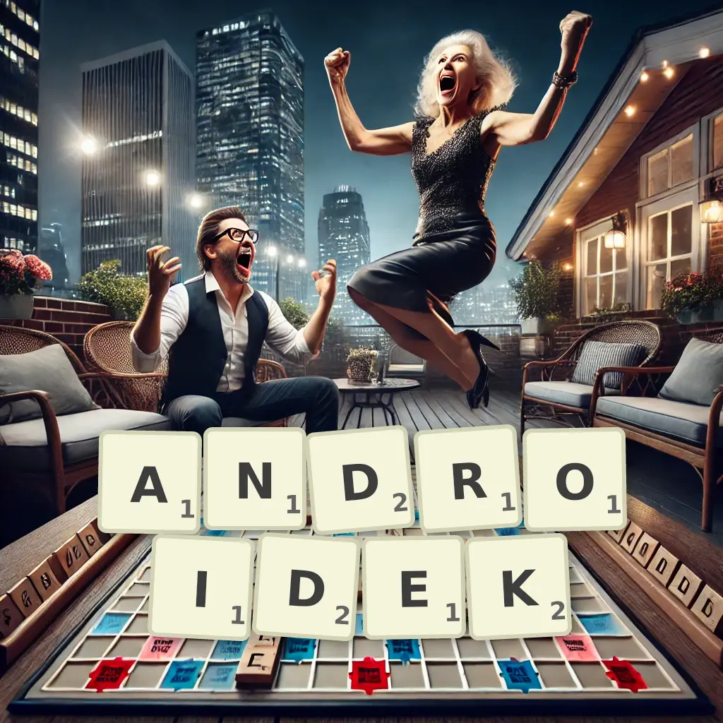 Słowa z liter ANDROIDEK
