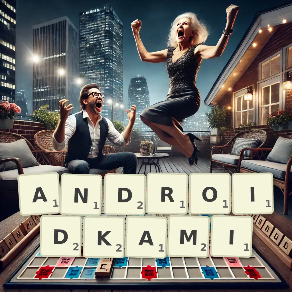 Słowa z liter ANDROIDKAMI
