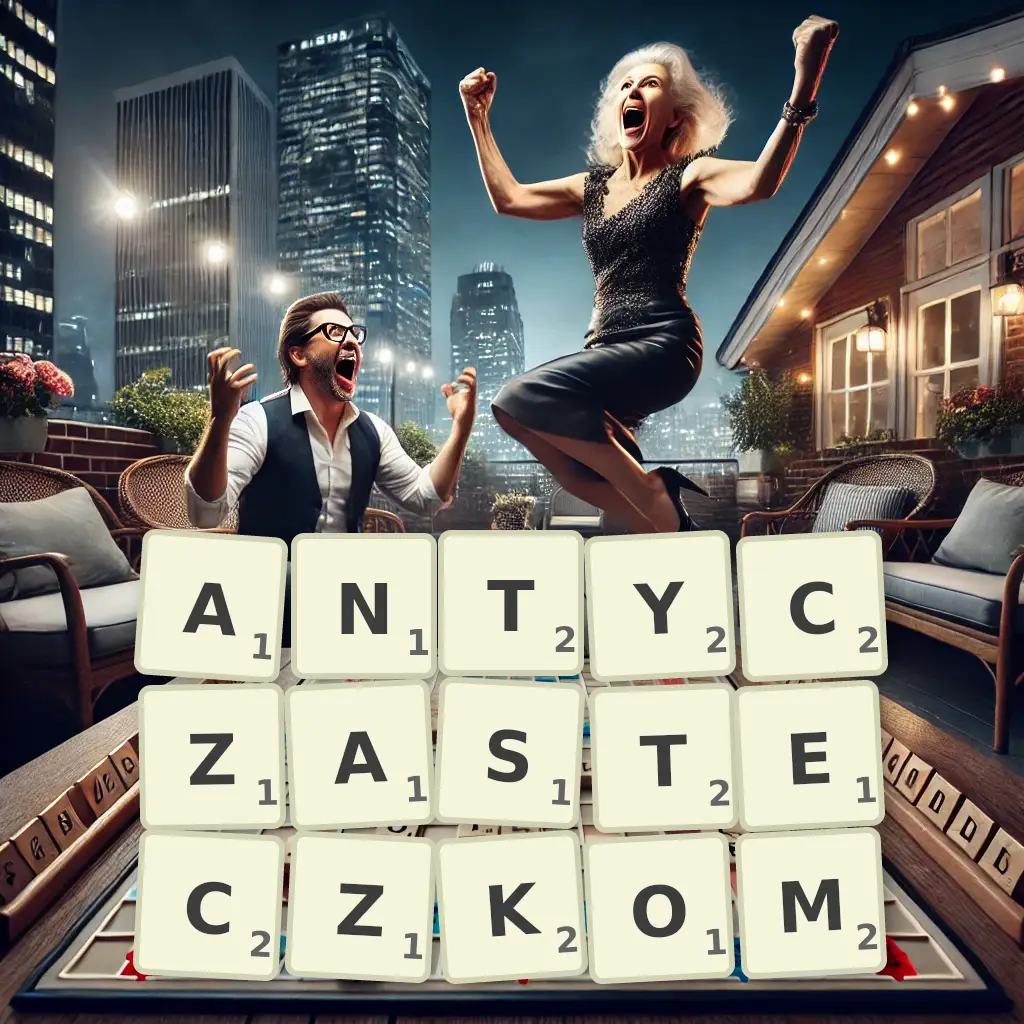 Słowa z liter ANTYCZĄSTECZKOM