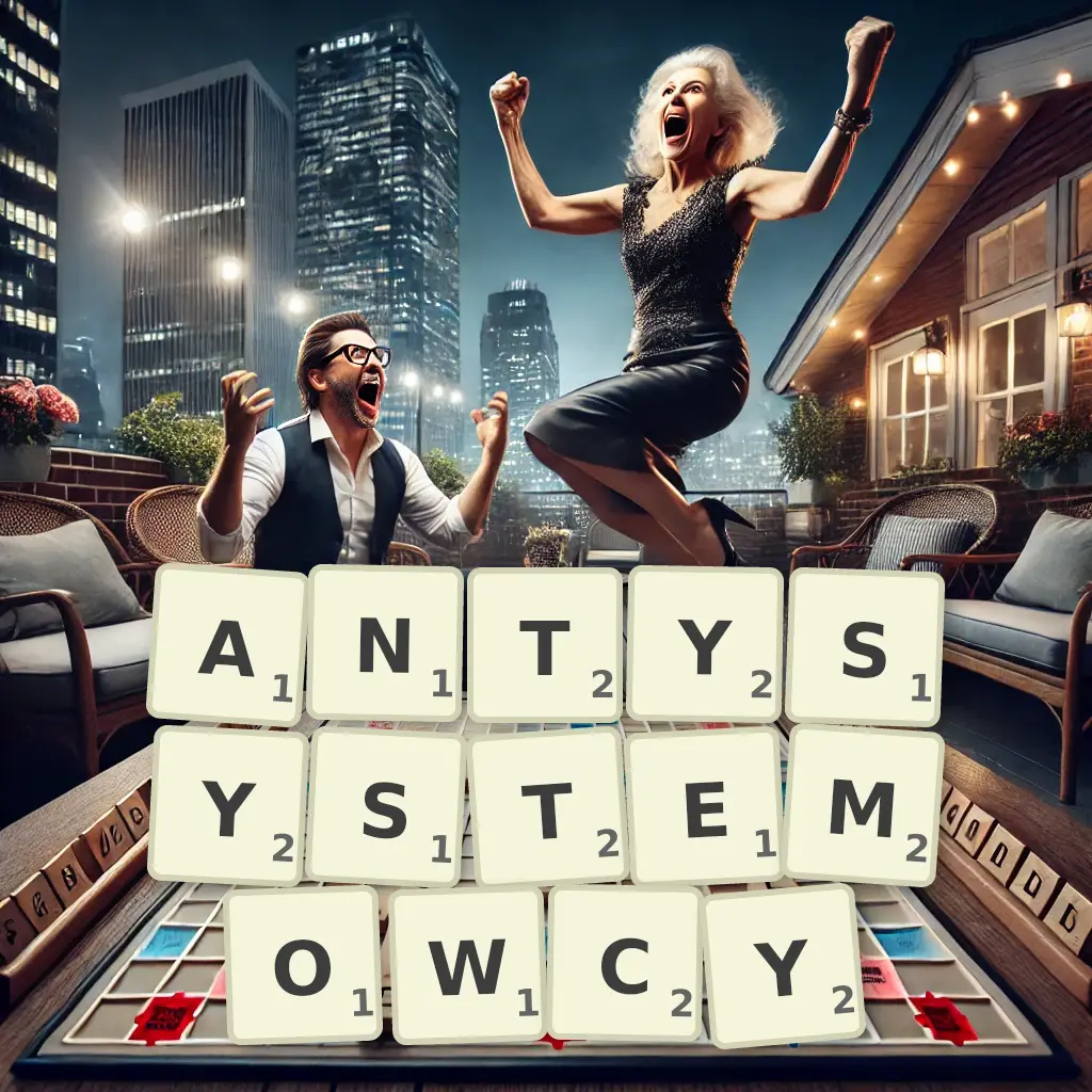 Słowa z liter ANTYSYSTEMOWCY