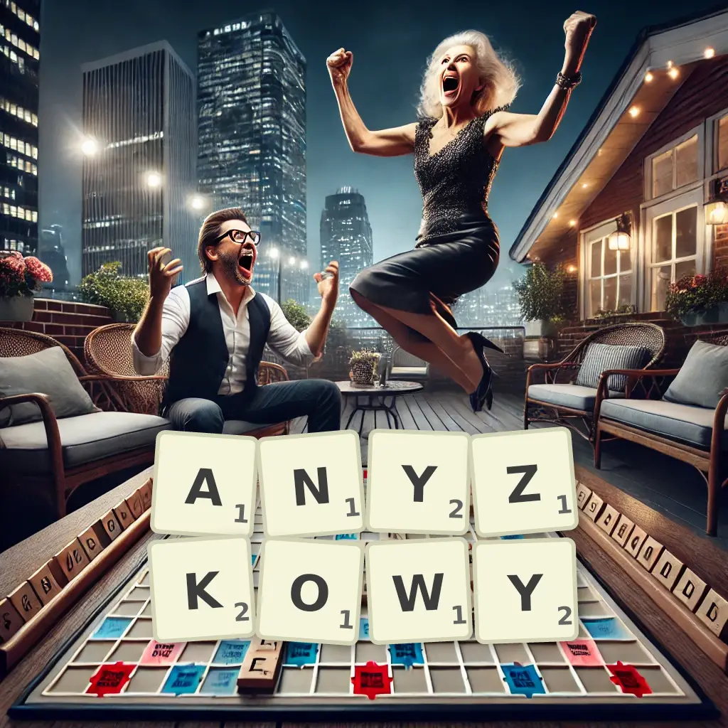 Słowa z liter ANYŻKOWY