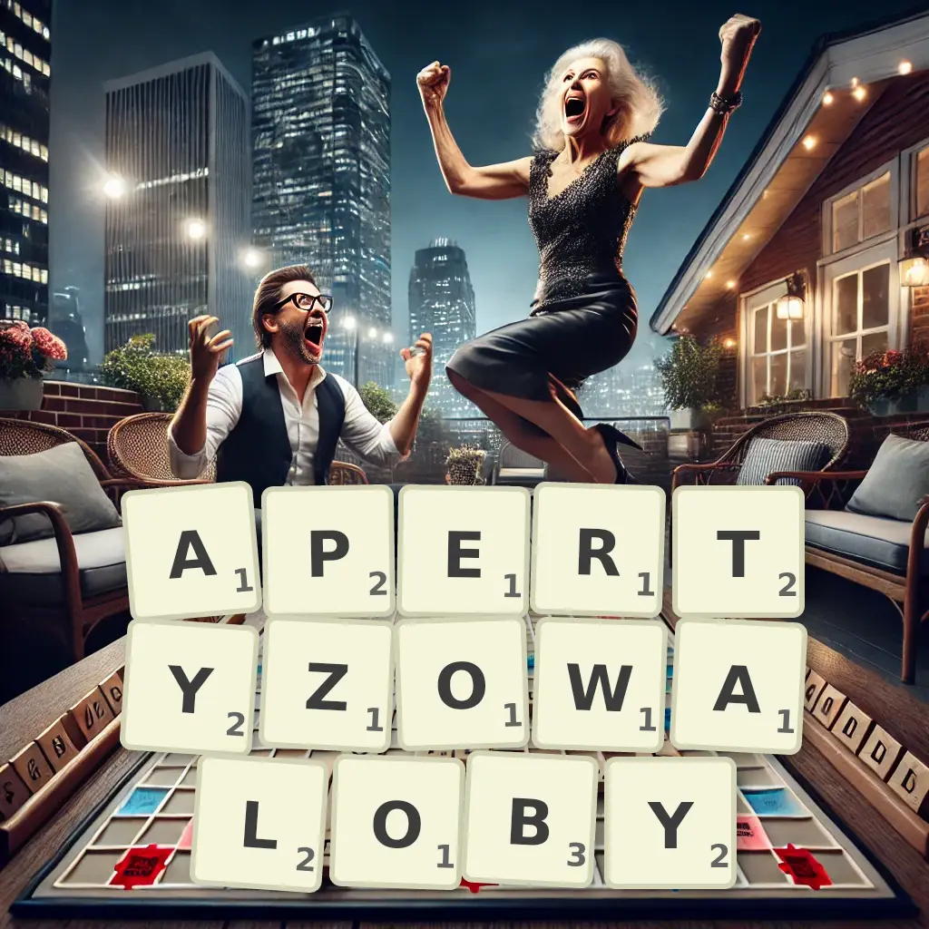 Słowa z liter APERTYZOWAŁOBY
