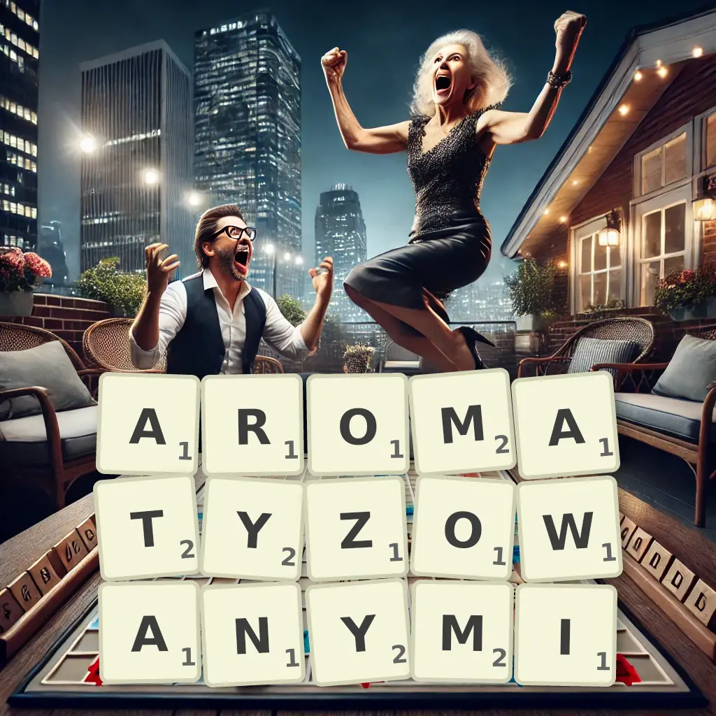 Słowa z liter AROMATYZOWANYMI