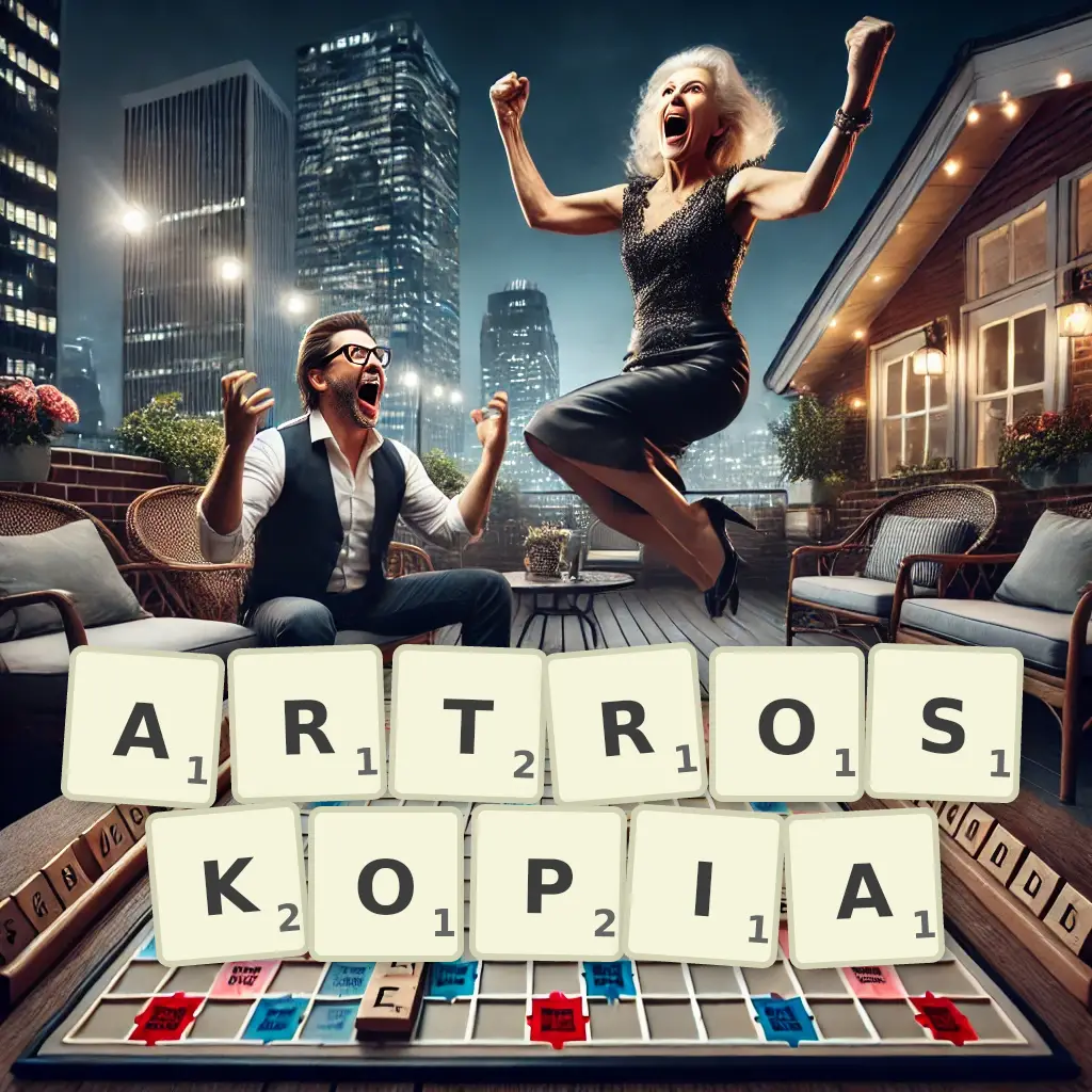 Słowa z liter ARTROSKOPIA