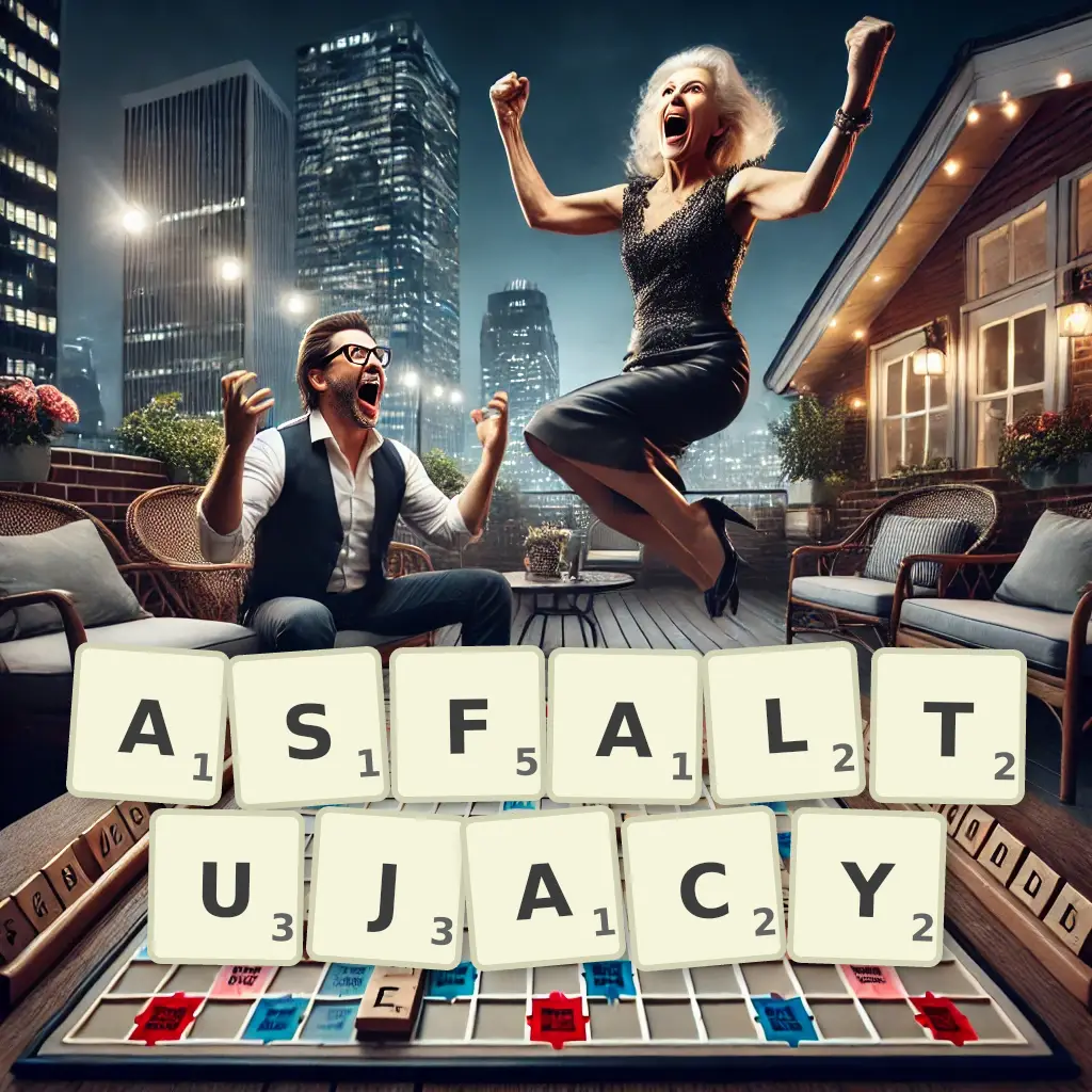 Słowa z liter ASFALTUJĄCY