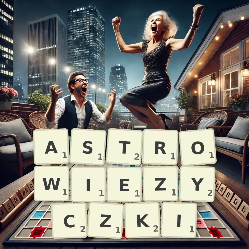 Słowa z liter ASTROWIEŻYCZKI