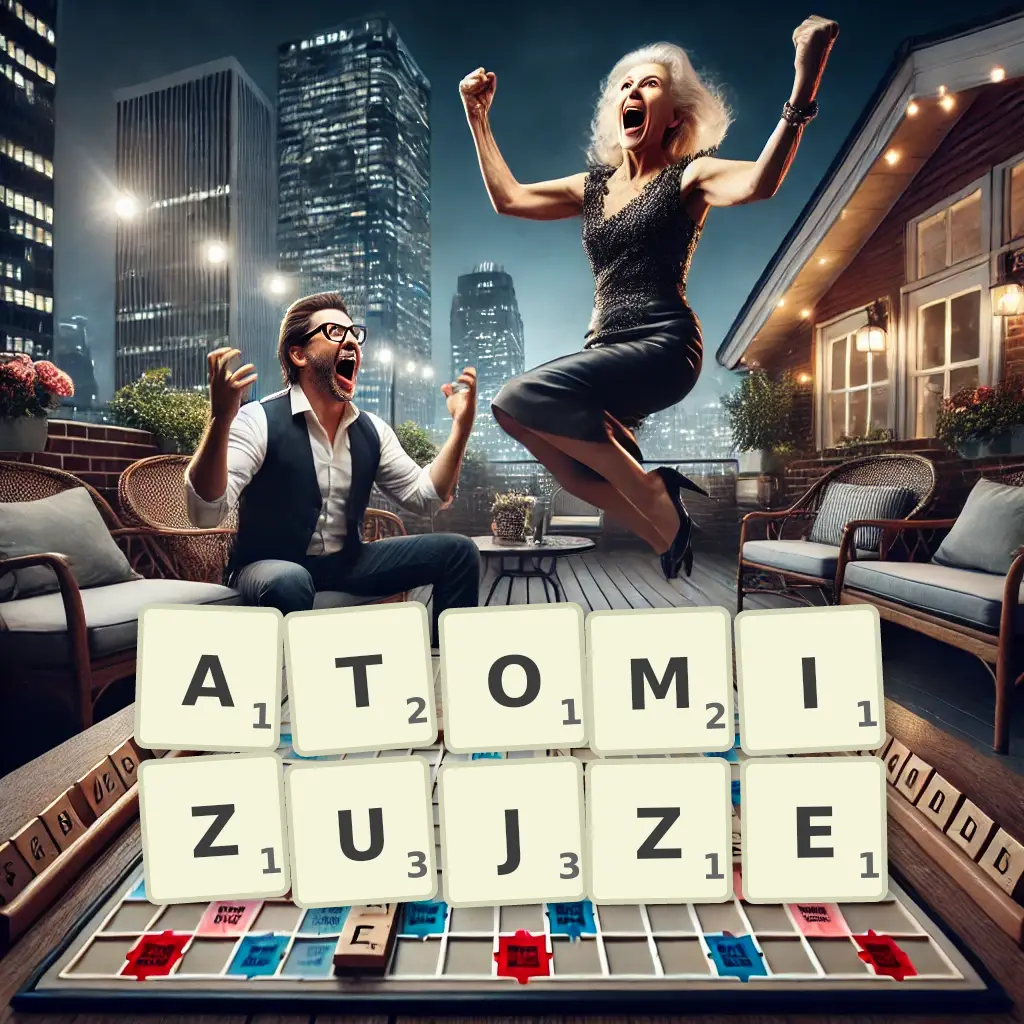 Słowa z liter ATOMIZUJŻE