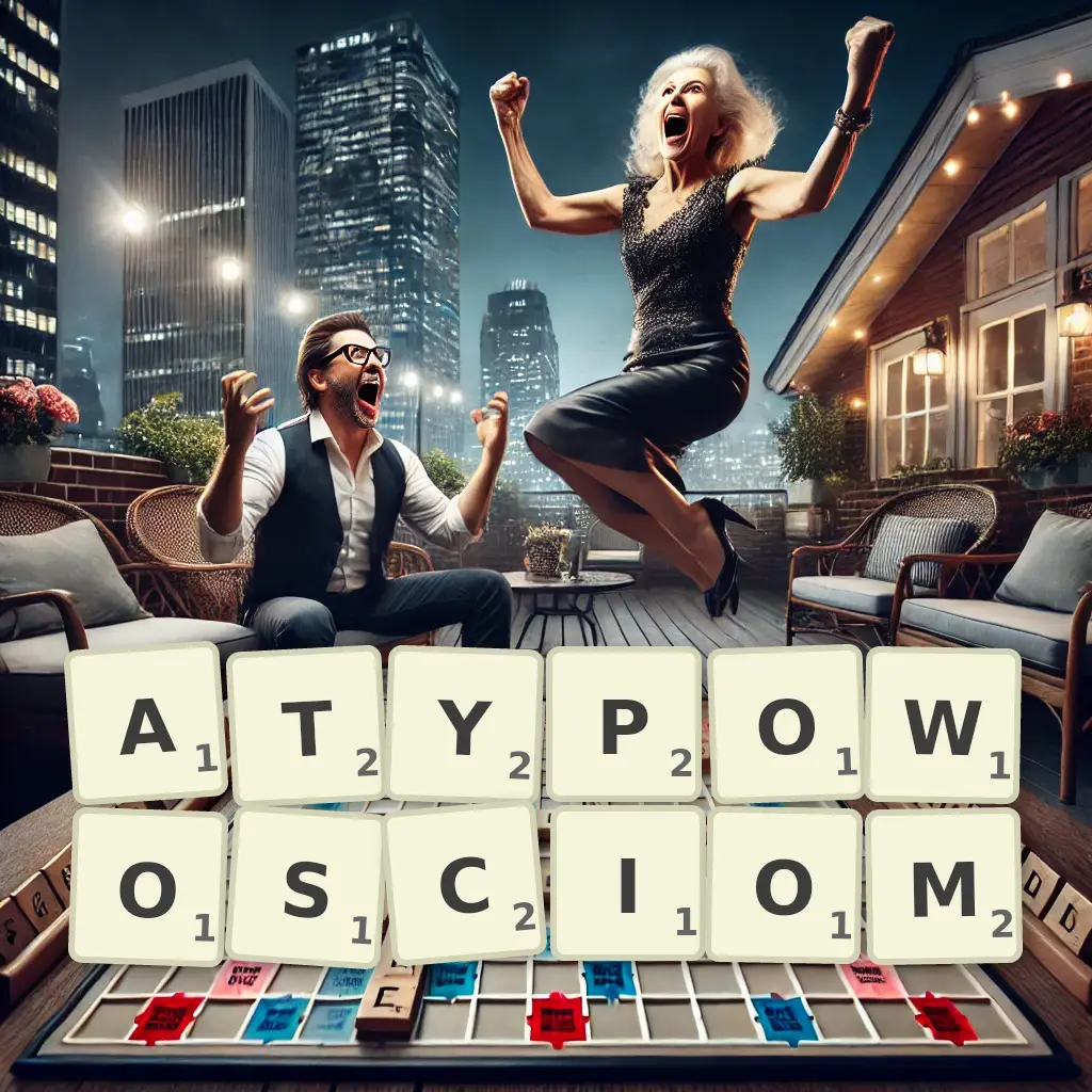 Słowa z liter ATYPOWOŚCIOM