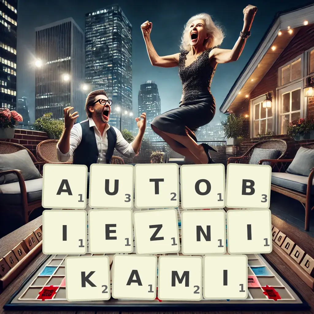 Słowa z liter AUTOBIEŻNIKAMI