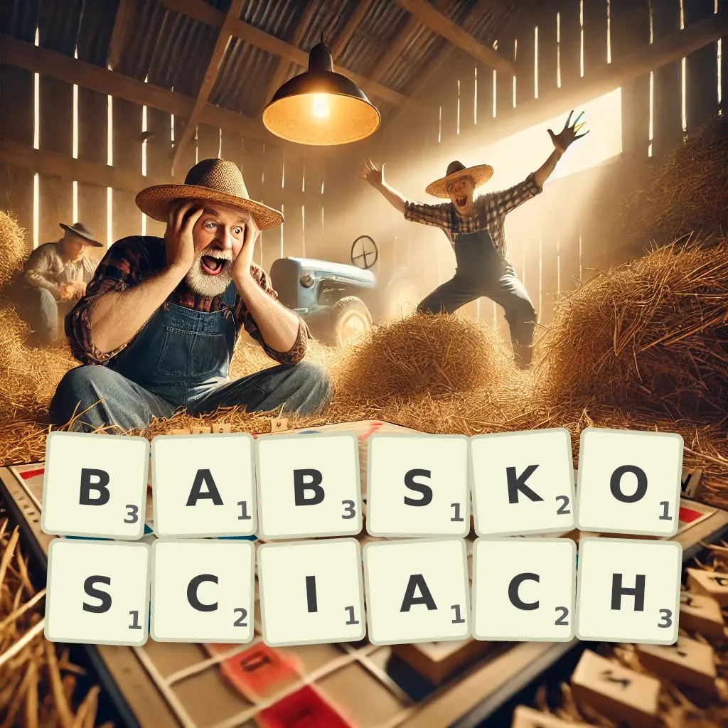 Słowa z liter BABSKOŚCIACH