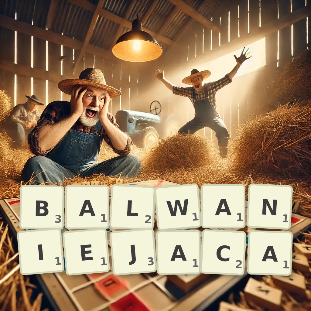 Słowa z liter BAŁWANIEJĄCA