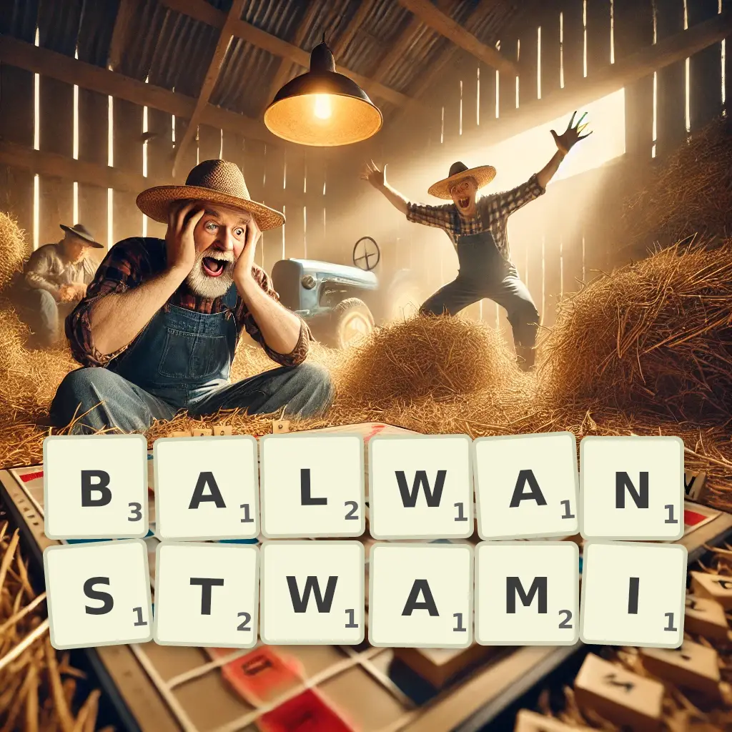 Słowa z liter BAŁWAŃSTWAMI