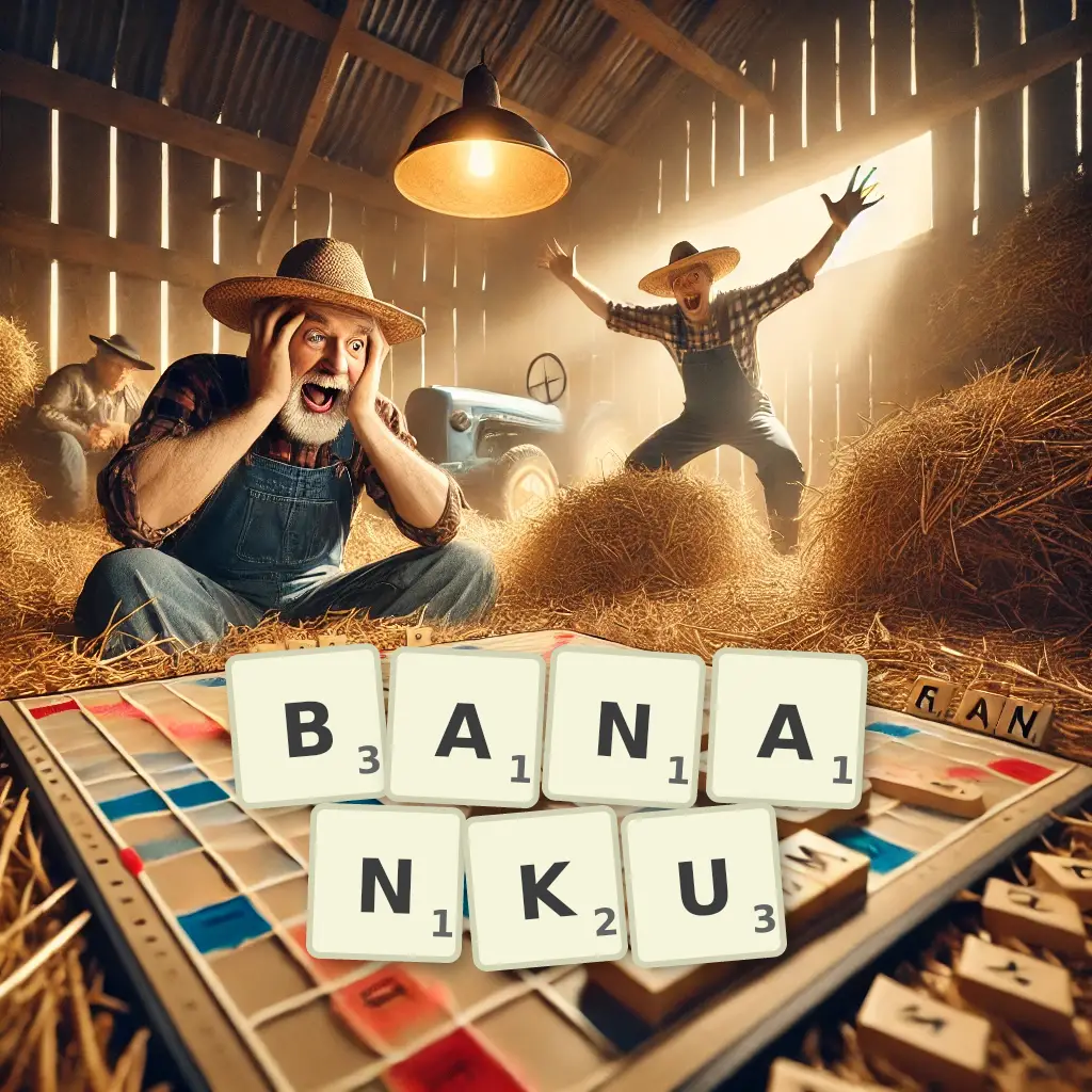 Słowa z liter BANANKU