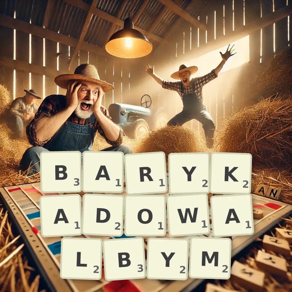 Słowa z liter BARYKADOWAŁBYM