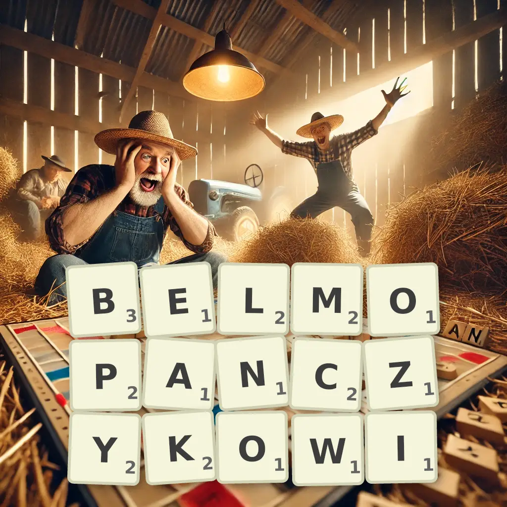 Słowa z liter BELMOPAŃCZYKOWI