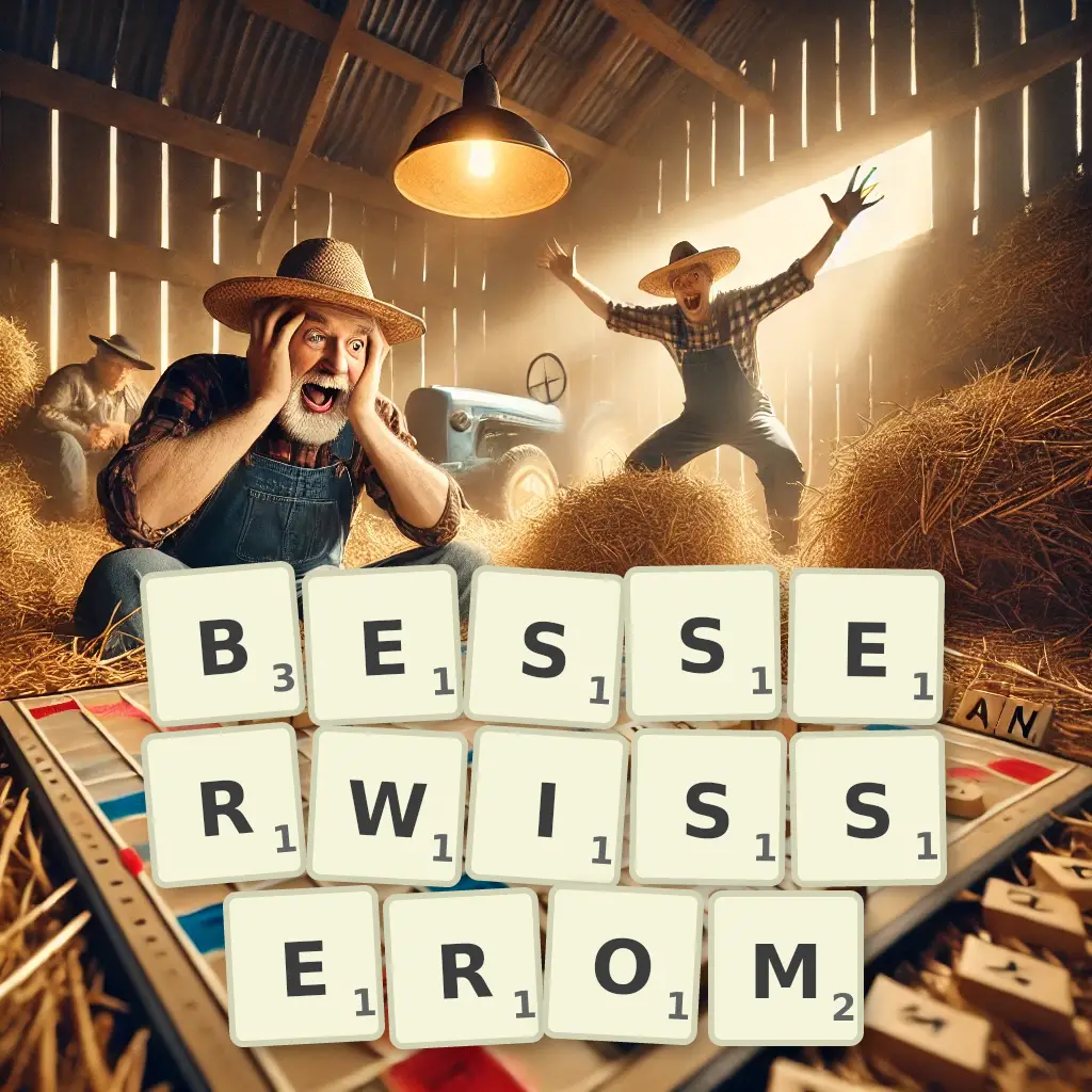 Słowa z liter BESSERWISSEROM