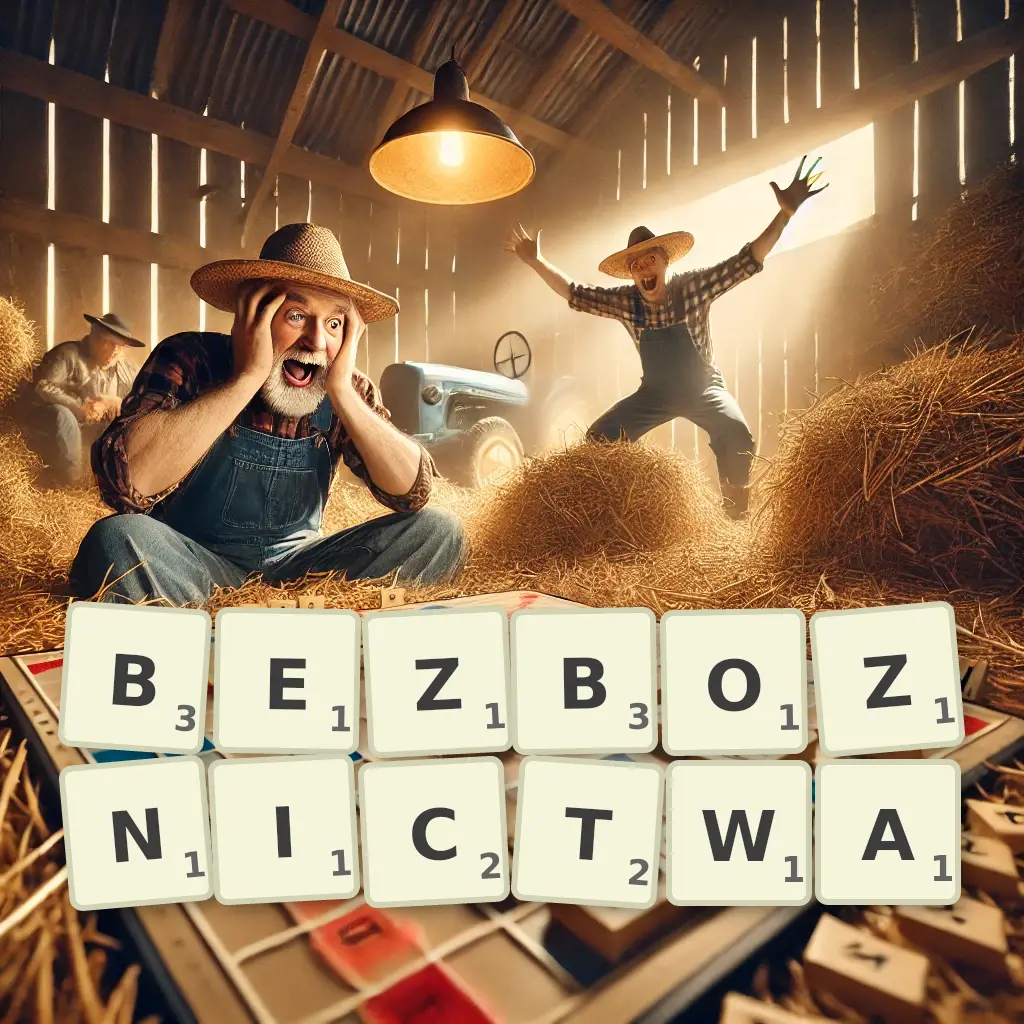 Słowa z liter BEZBOŻNICTWA