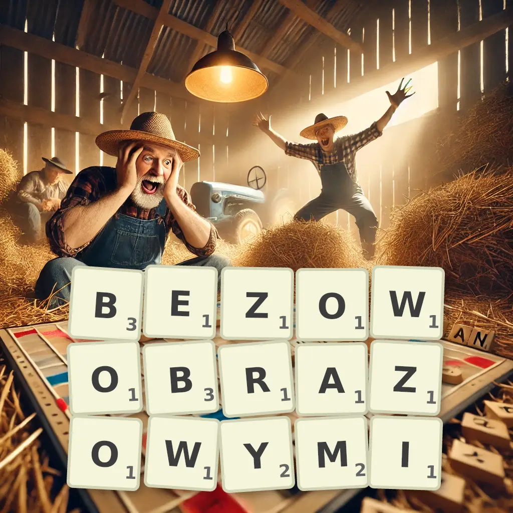 Słowa z liter BEŻOWOBRĄZOWYMI