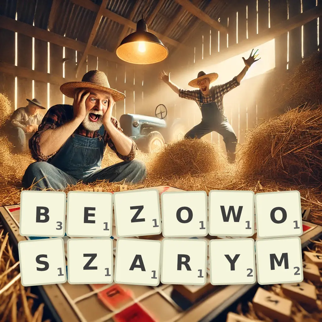 Słowa z liter BEŻOWOSZARYM