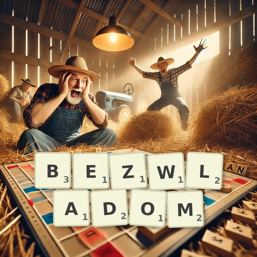 Słowa z liter BEZWŁADOM