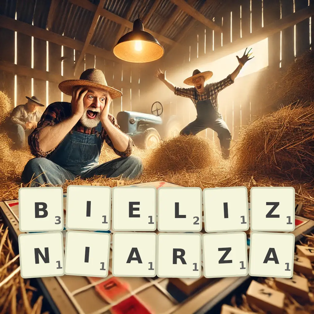 Słowa z liter BIELIŹNIARZA