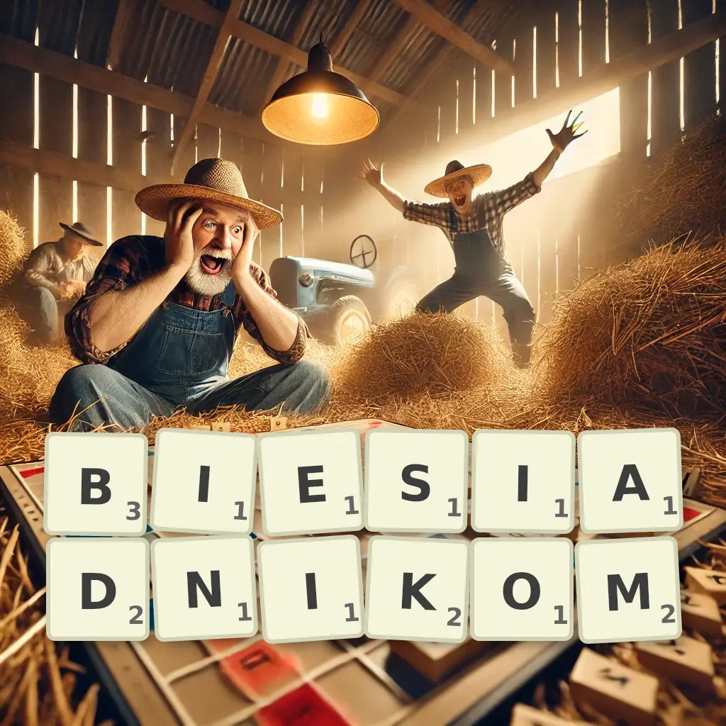 Słowa z liter BIESIADNIKOM