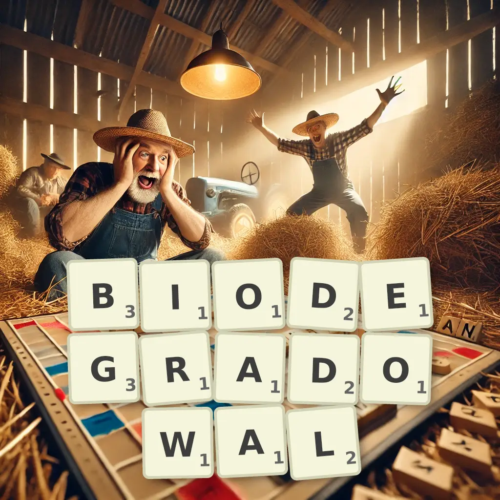 Słowa z liter BIODEGRADOWAŁ