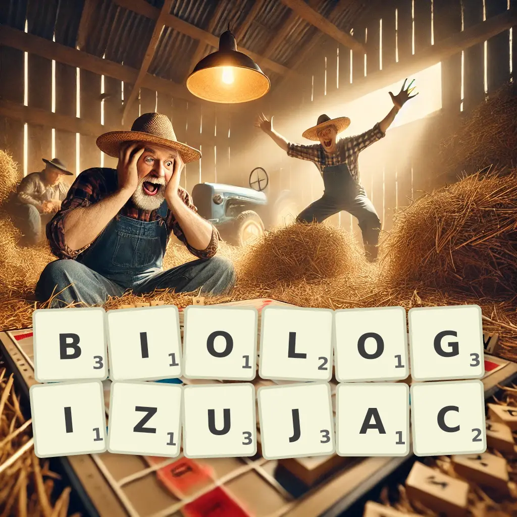 Słowa z liter BIOLOGIZUJĄC