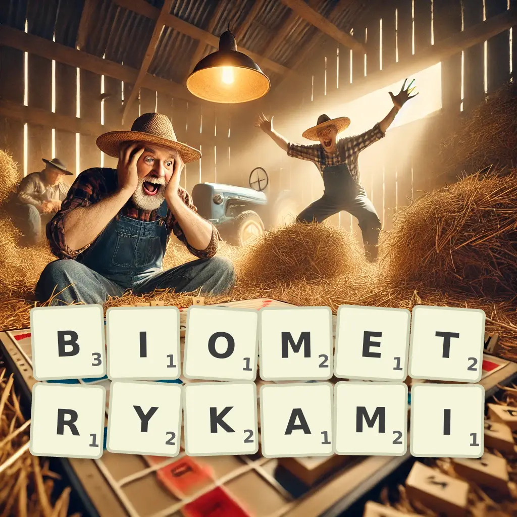 Słowa z liter BIOMETRYKAMI