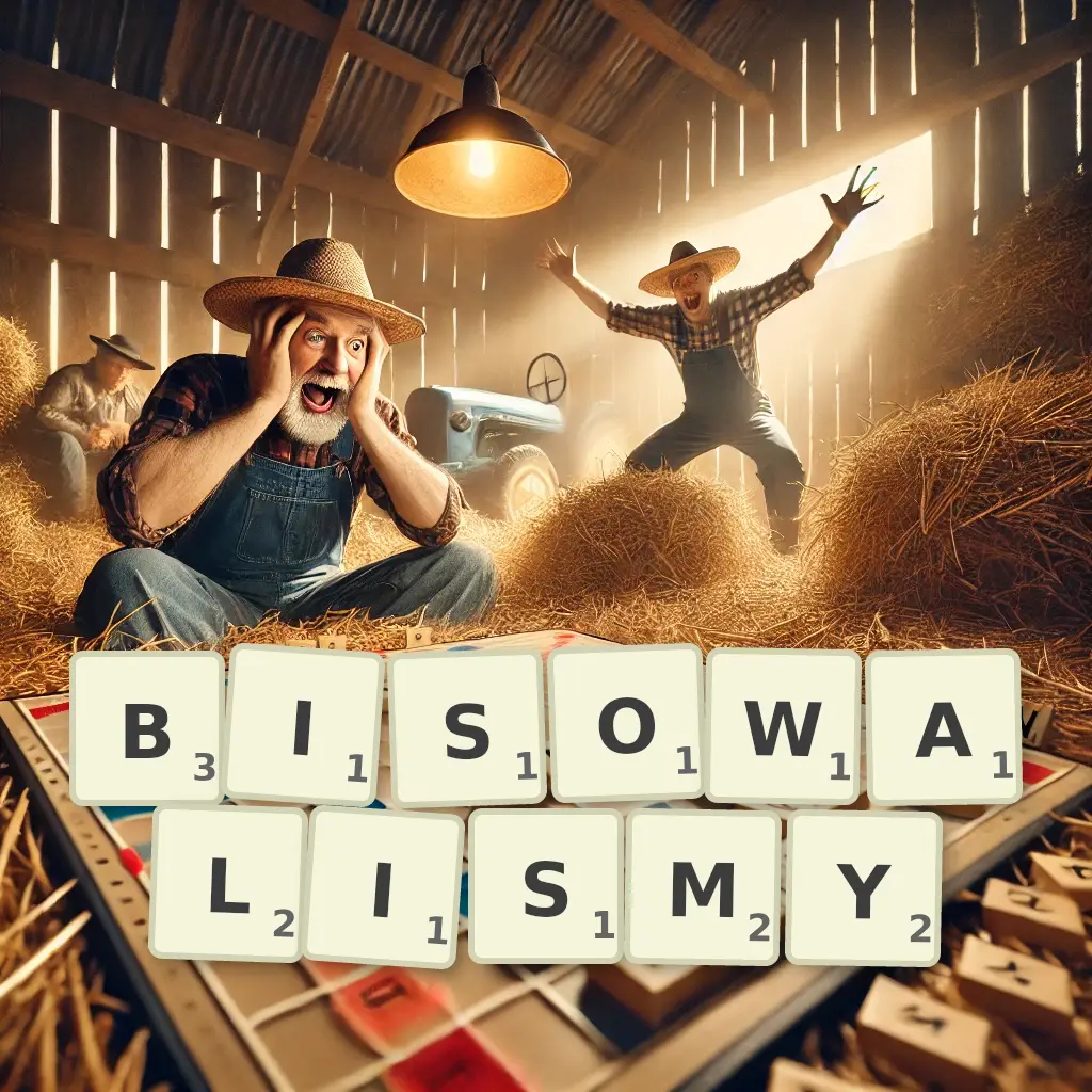 Słowa z liter BISOWALIŚMY