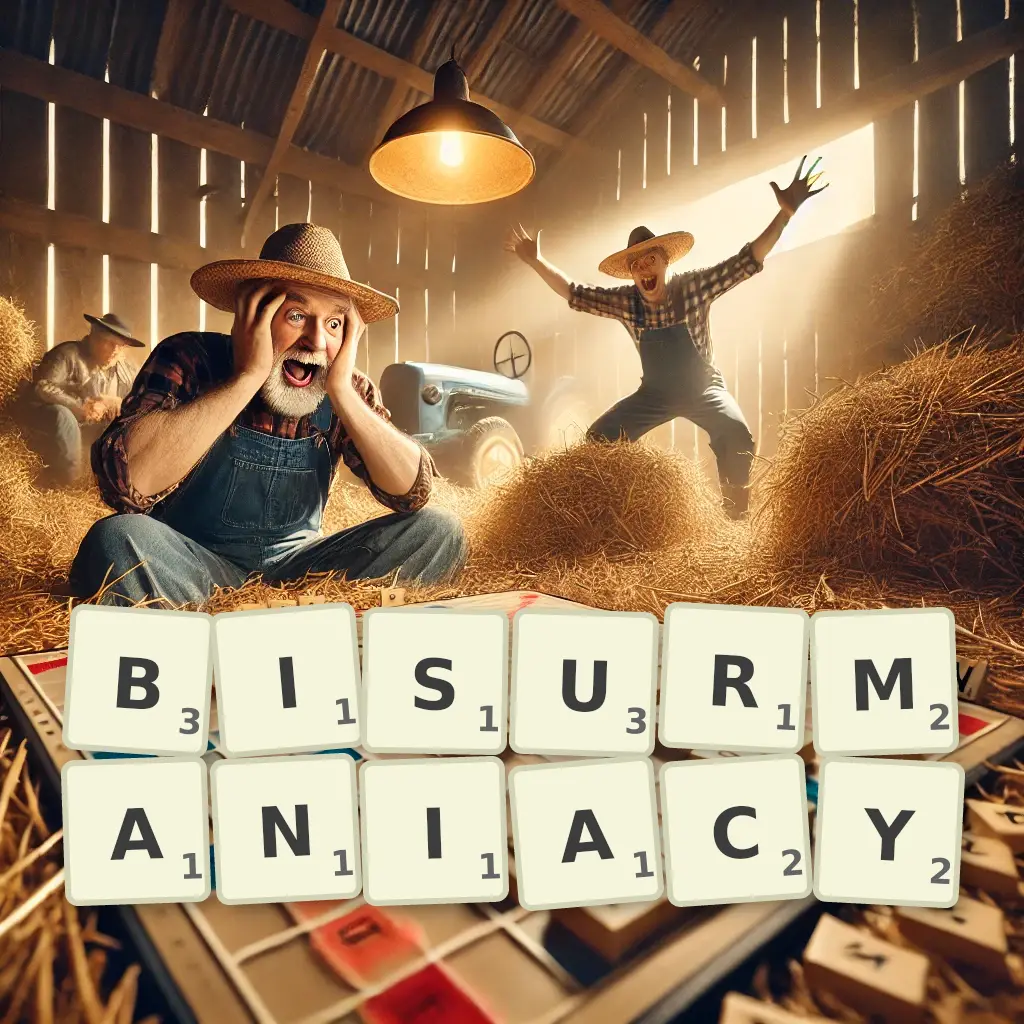 Słowa z liter BISURMANIĄCY