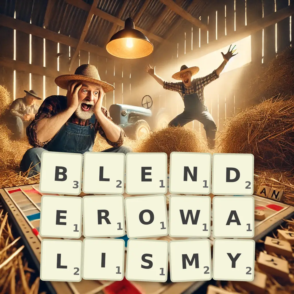Słowa z liter BLENDEROWALIŚMY