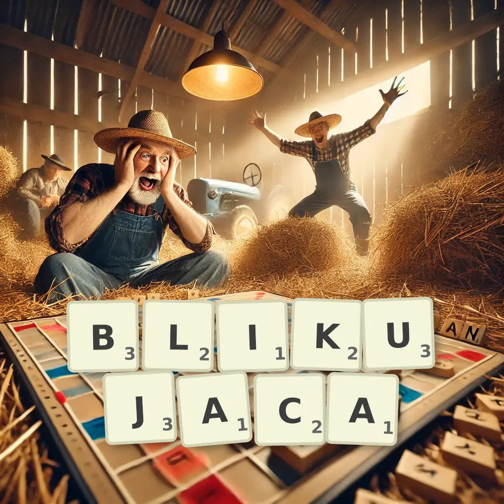 Słowa z liter BLIKUJĄCA
