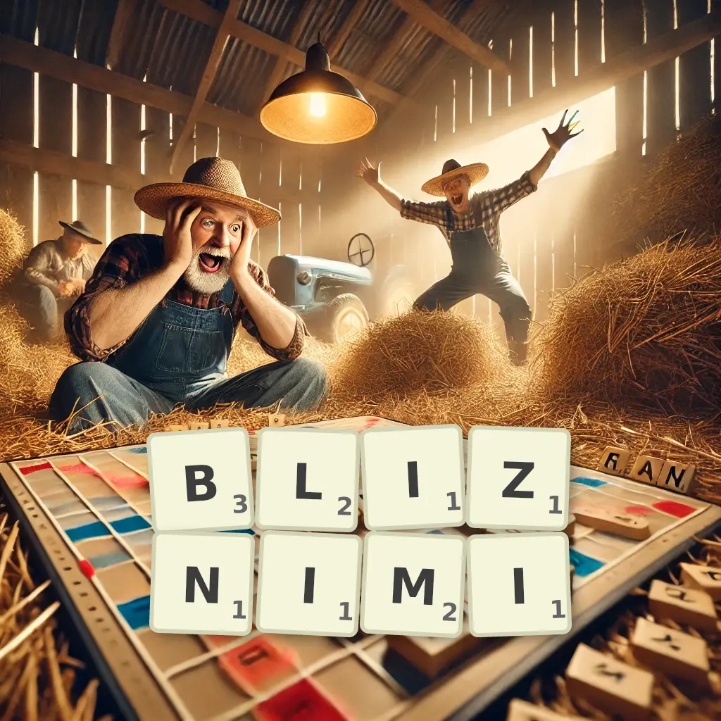 Słowa z liter BLIŹNIMI