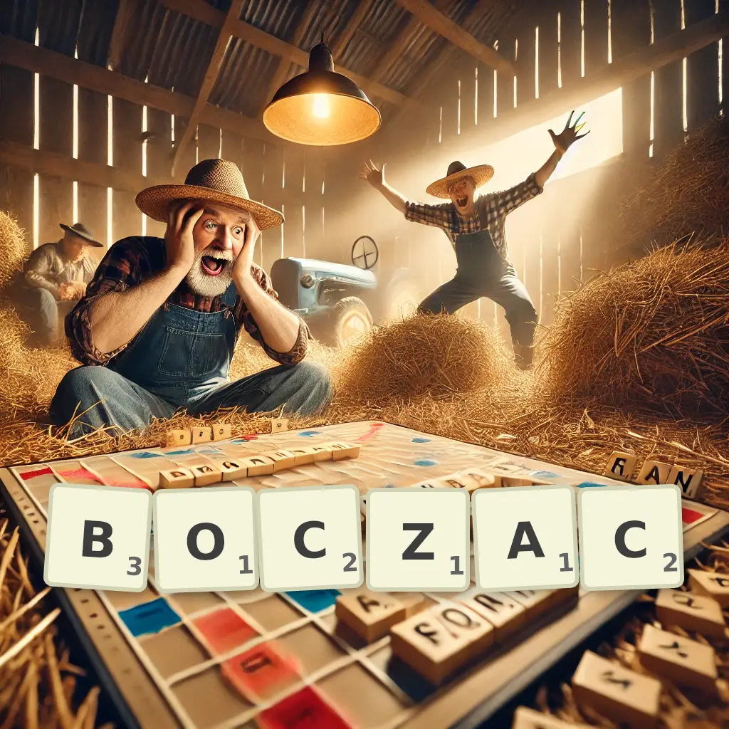 Słowa z liter BOCZĄC