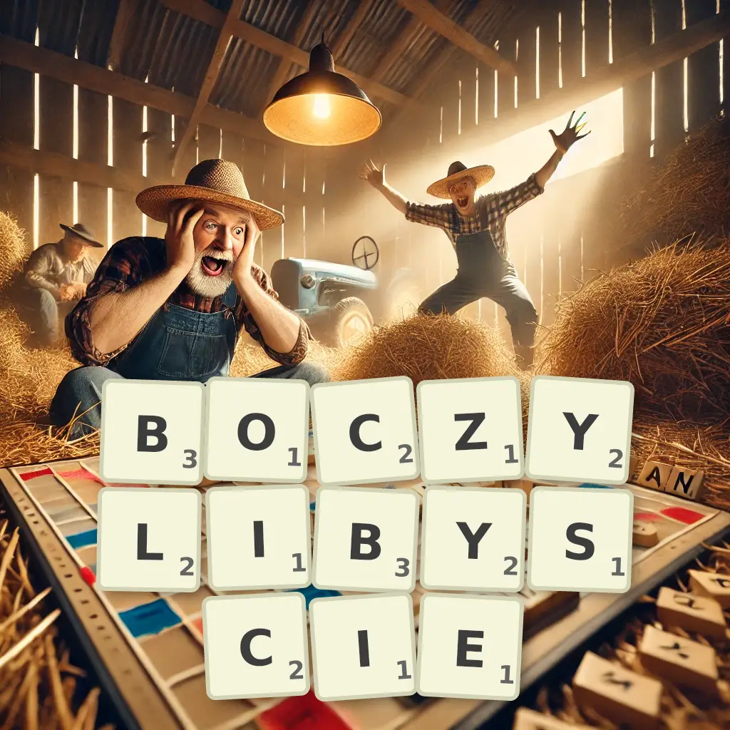 Słowa z liter BOCZYLIBYŚCIE