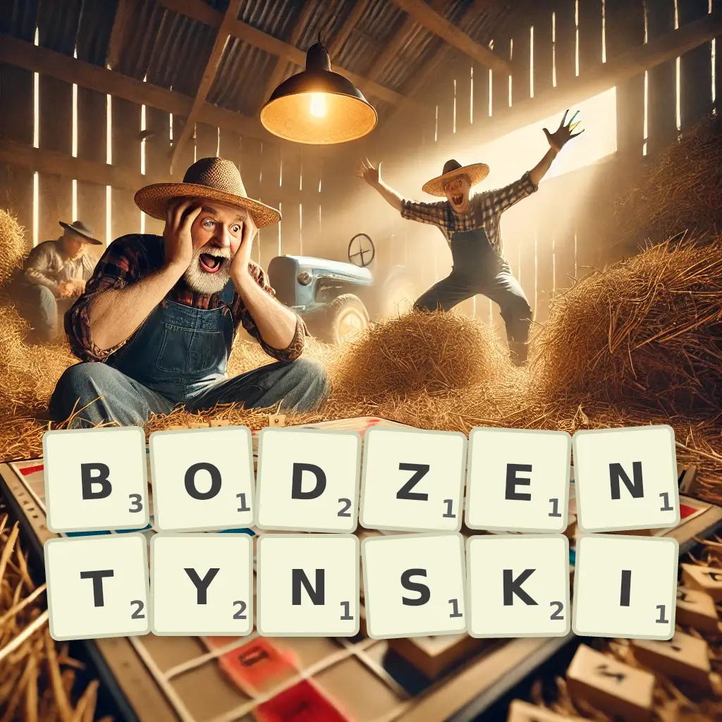 Słowa z liter BODZENTYŃSKI