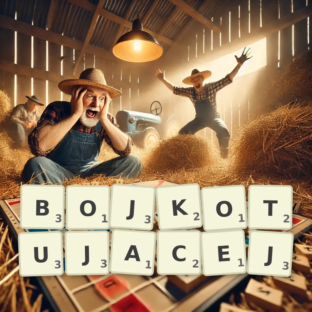 Słowa z liter BOJKOTUJĄCEJ